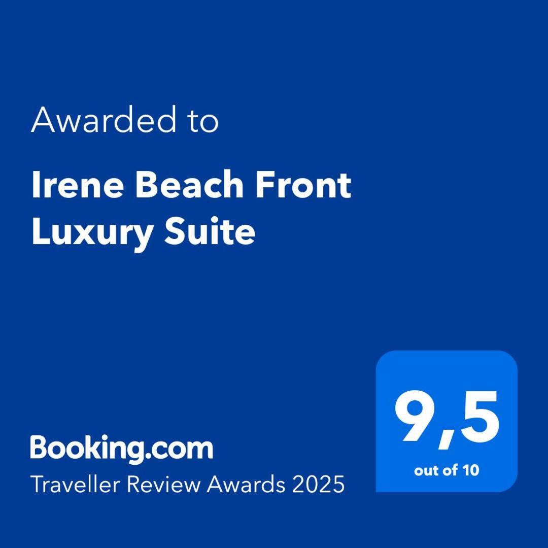 Irene Beach Front Luxury Suite Peraia  Luaran gambar